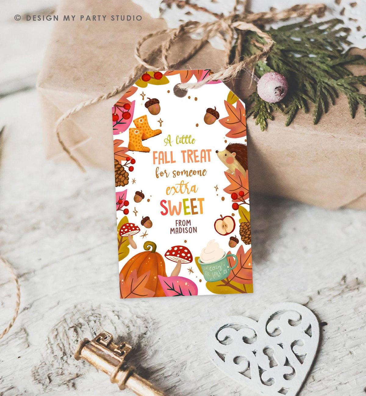 Editable Fall Favor Tags Grateful Autumn Gift Tag Teacher Appreciation Sweet Treat Tag Thanksgiving Download Printable Template 0464 0516