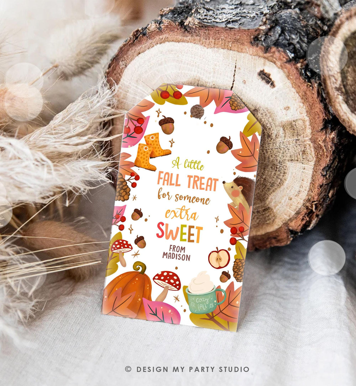 Editable Fall Favor Tags Grateful Autumn Gift Tag Teacher Appreciation Sweet Treat Tag Thanksgiving Download Printable Template 0464 0516