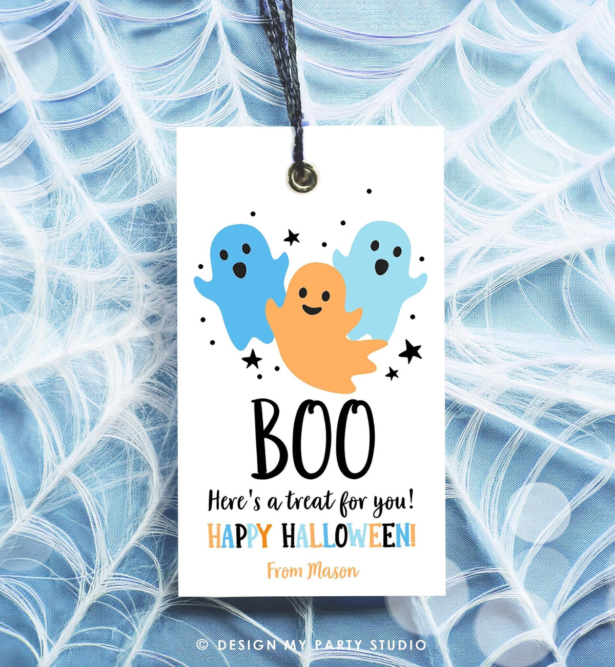 Editable Halloween Favor Tags Boy Boo Gift Tags Costume Party Trick Or Treat Favor Tags Halloween Party Download Template Printable 0261