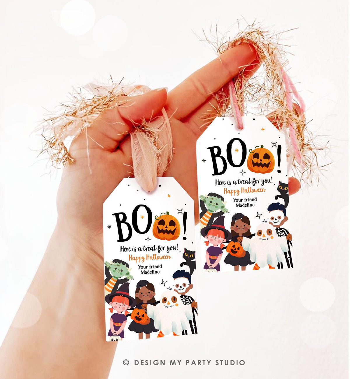 Editable Halloween Favor Tags Boo Gift Tag Costume Party Trick Or Treat Favor Tag Birthday Party Download Printable Template 0473 0261