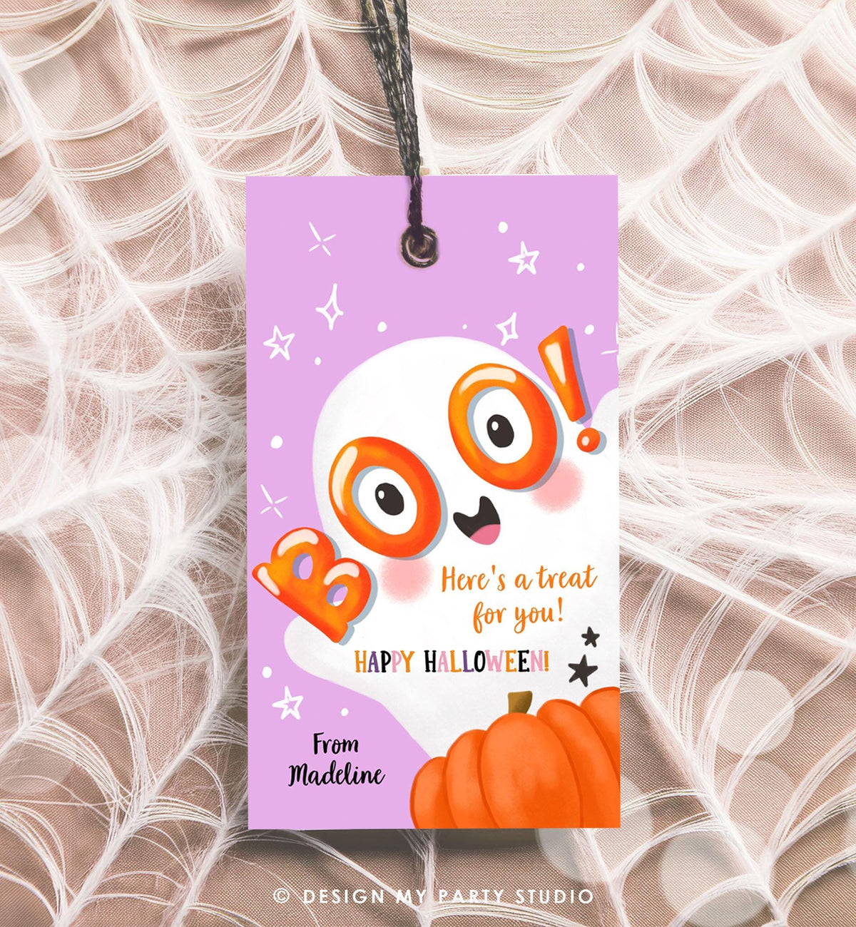 Editable Halloween Favor Tags Boo Gift Tag Costume Party Trick Or Treat Favor Tag Classroom Kids Treat Download Printable Template 0515 0261