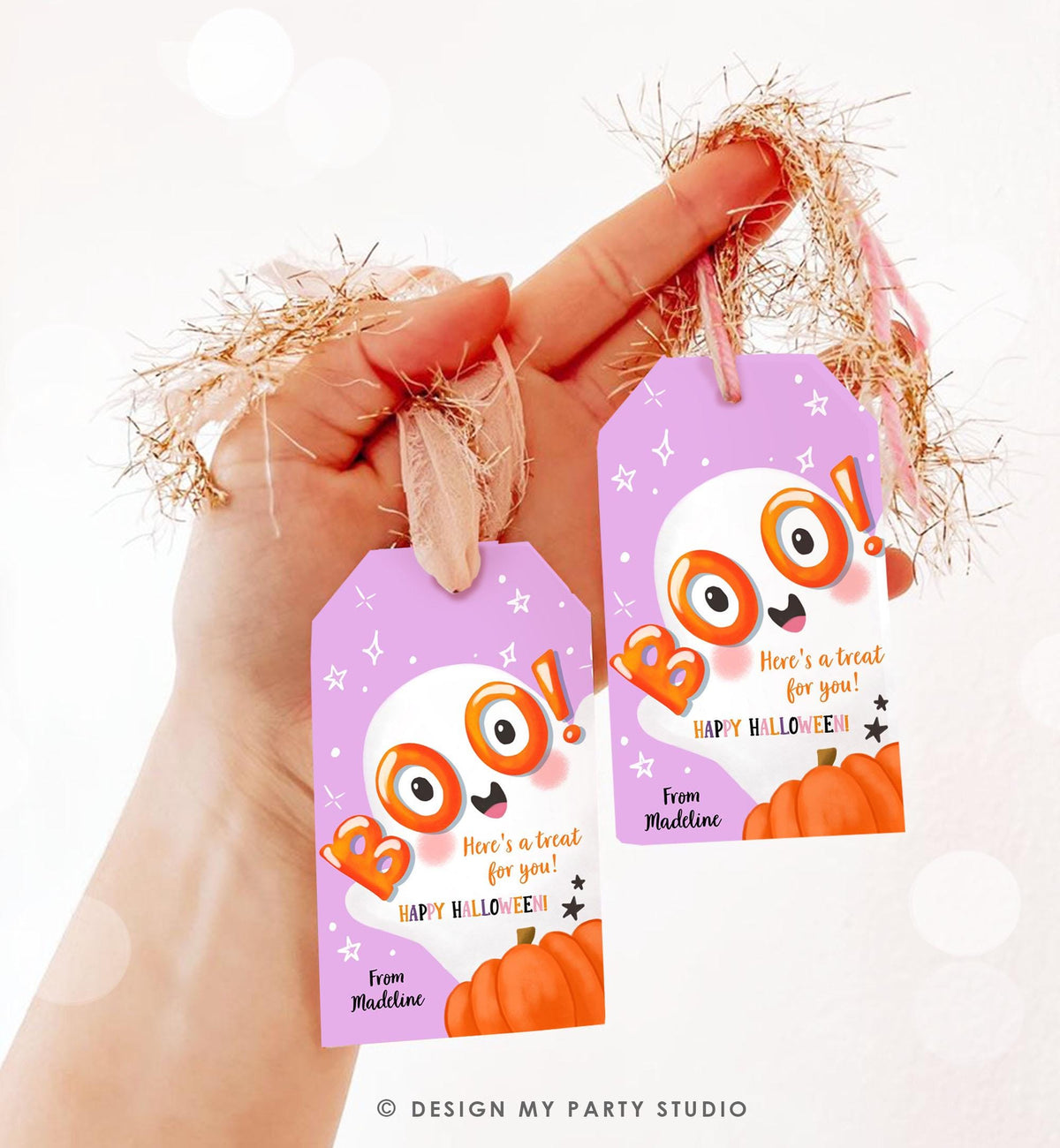 Editable Halloween Favor Tags Boo Gift Tag Costume Party Trick Or Treat Favor Tag Classroom Kids Treat Download Printable Template 0515 0261