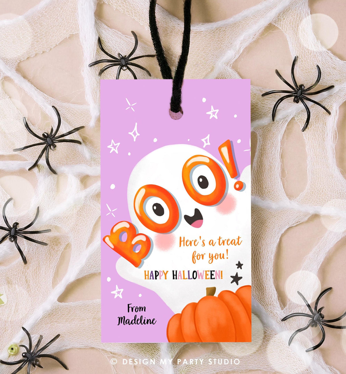 Editable Halloween Favor Tags Boo Gift Tag Costume Party Trick Or Treat Favor Tag Classroom Kids Treat Download Printable Template 0515 0261