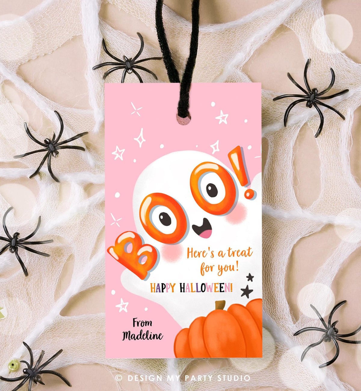 Editable Halloween Favor Tags Boo Gift Tag Costume Party Trick Or Treat Favor Tag Classroom Kids Treat Download Printable Template 0515 0261