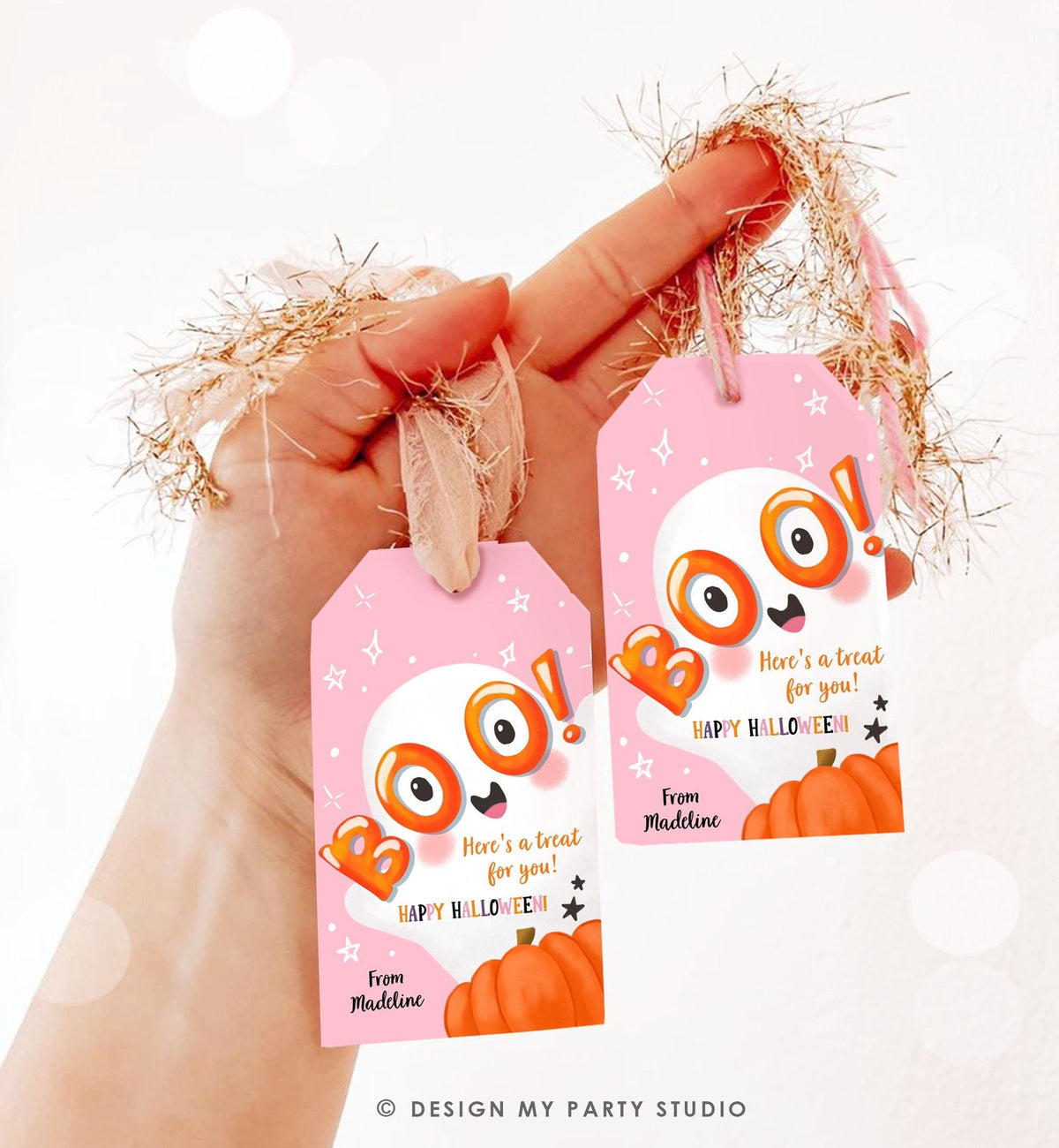 Editable Halloween Favor Tags Boo Gift Tag Costume Party Trick Or Treat Favor Tag Classroom Kids Treat Download Printable Template 0515 0261