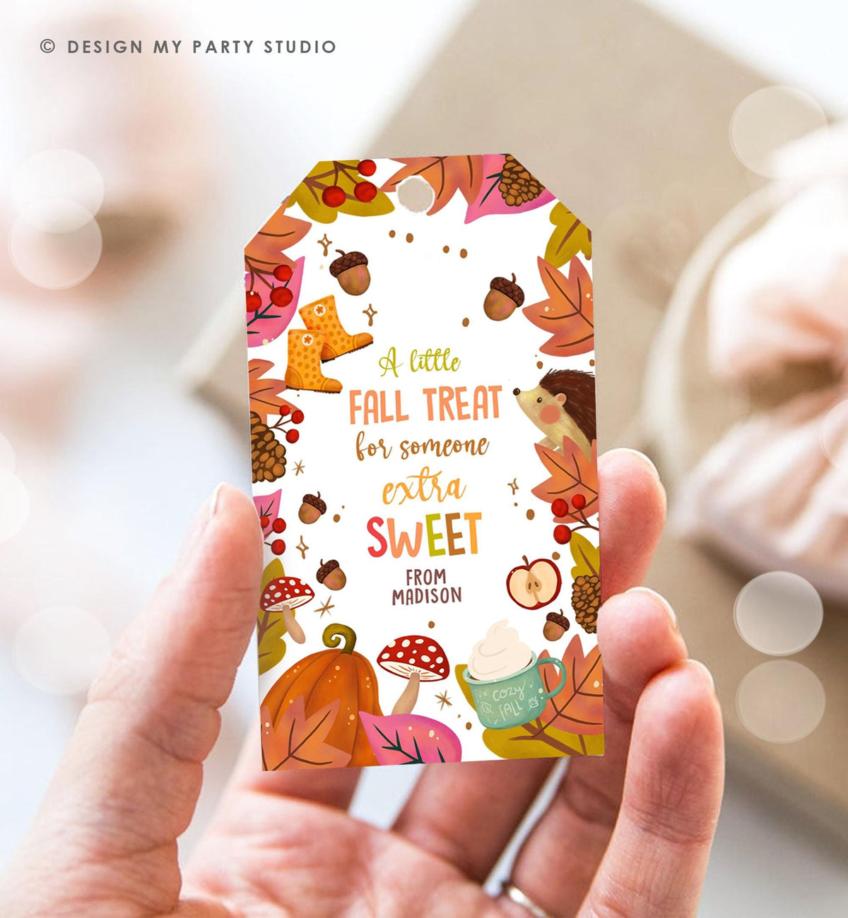 Editable Fall Favor Tags Grateful Autumn Gift Tag Teacher Appreciation Sweet Treat Tag Thanksgiving Download Printable Template 0464 0516