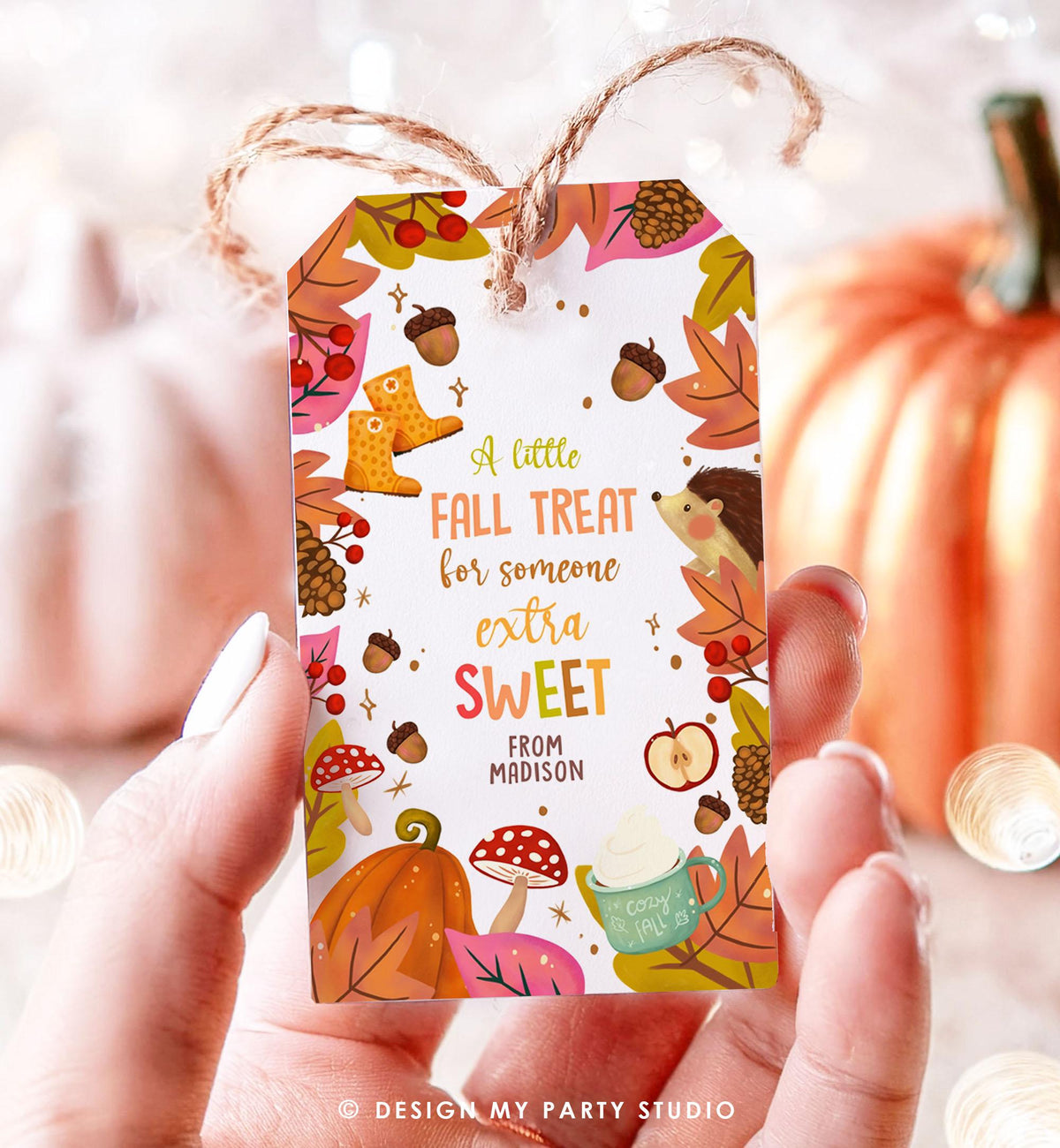 Editable Fall Favor Tags Grateful Autumn Gift Tag Teacher Appreciation Sweet Treat Tag Thanksgiving Download Printable Template 0464 0516