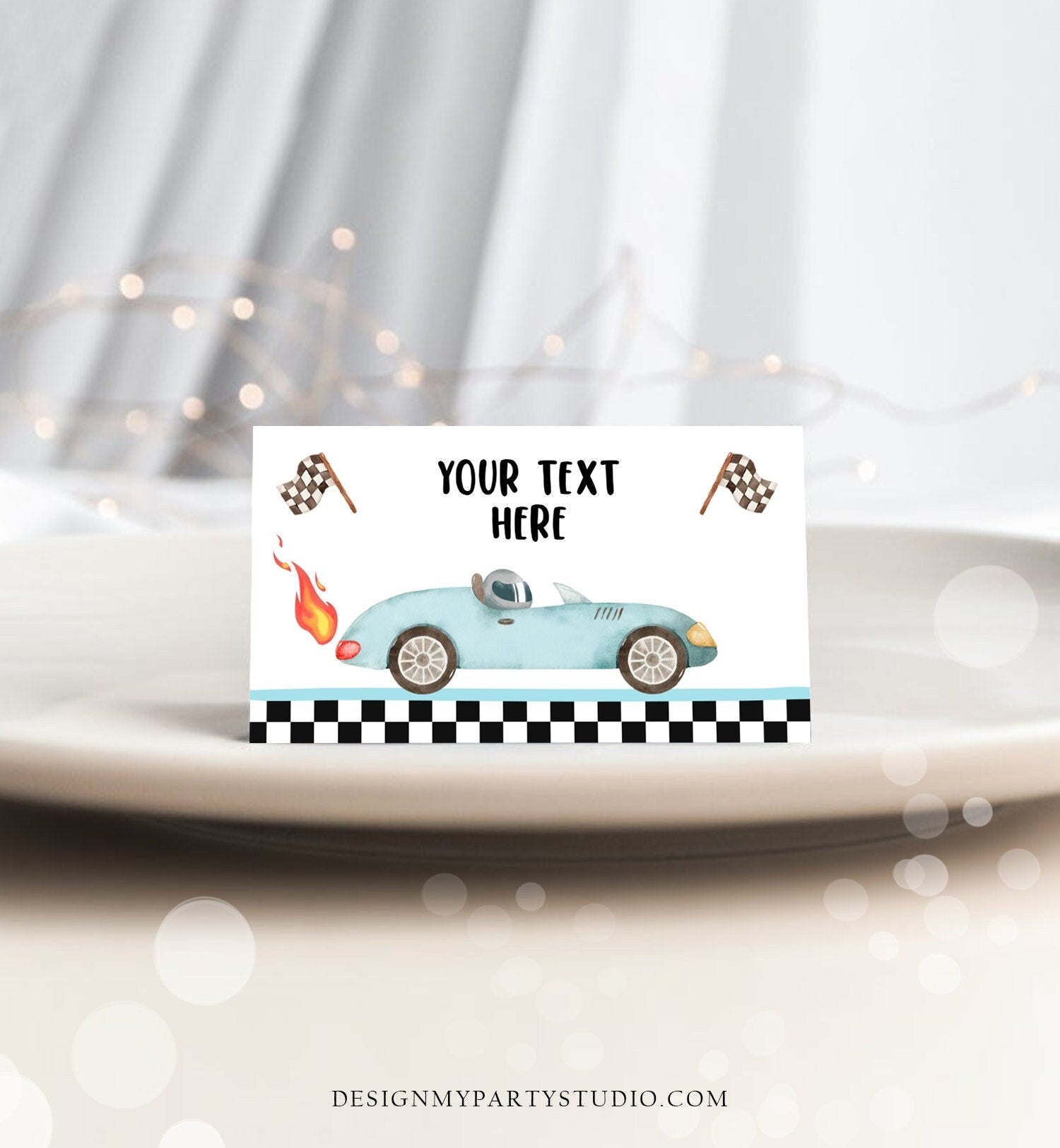 editable-food-label-race-car-birthday-racing-food-labels-place-card-te-design-my-party-studio for Free Printable Race Car Food Labels Editable Food Label Race Car Birthday Racing Food Labels Place Card Te - Design My Party Studio for Free Printable Race Car Food Labels