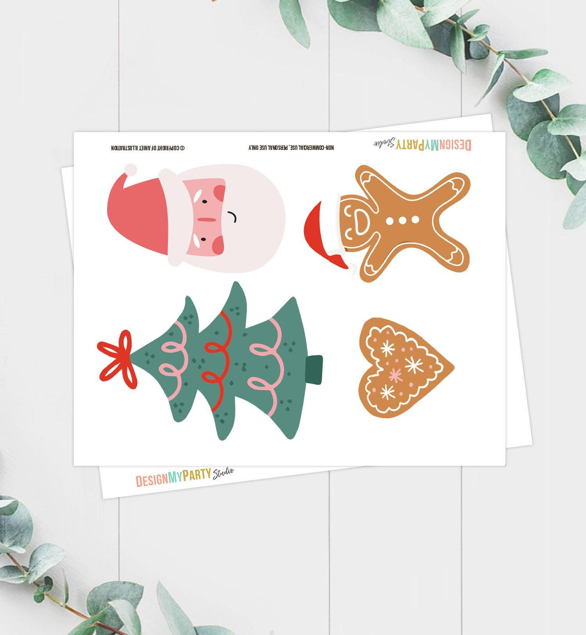 Printable Christmas Cake Topper Winter Onederland Centerpieces Wonderland Red Birthday Party Printable Table Decor Girl DIY Digital 0529