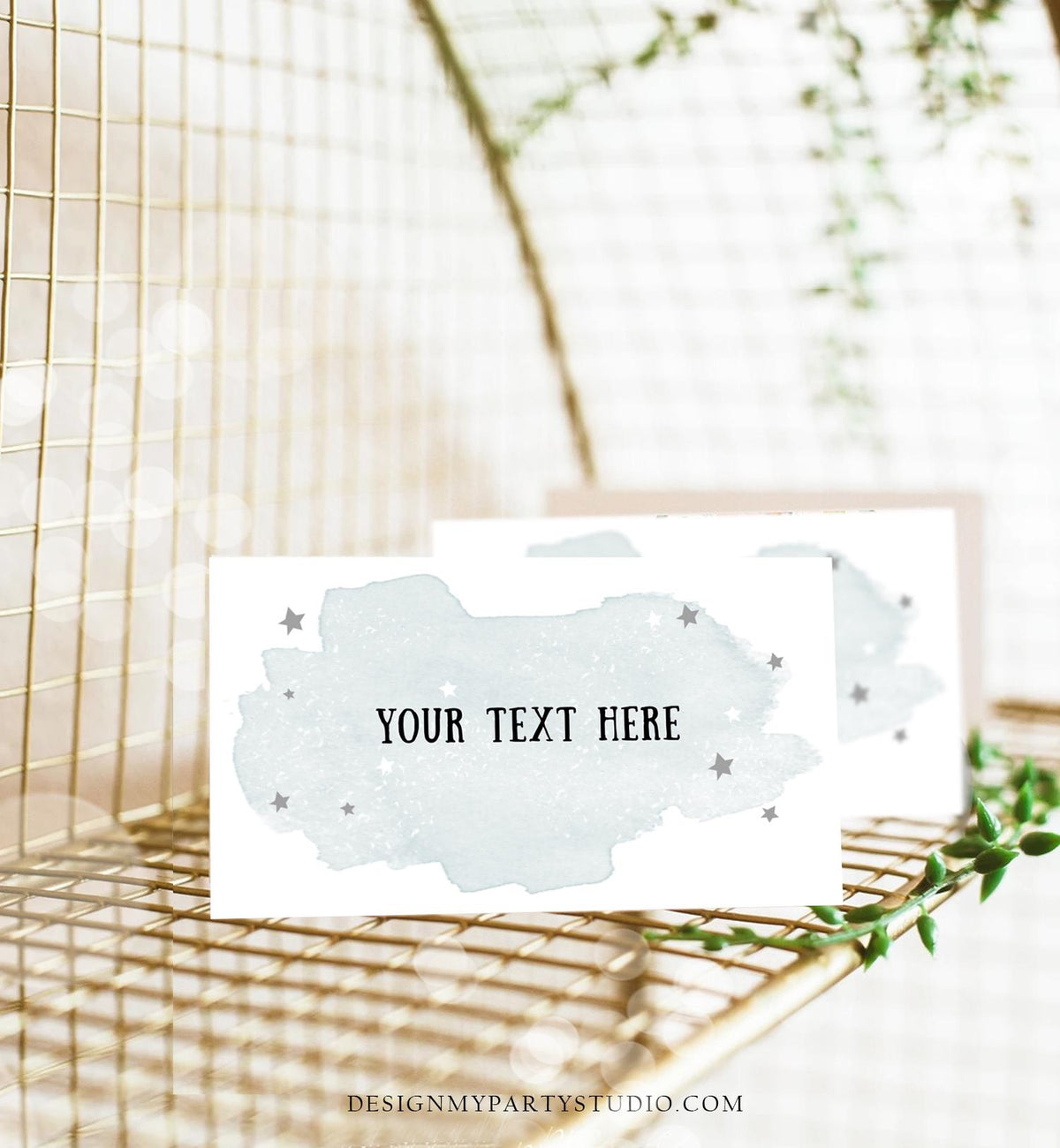 Editable Food Labels Outer Space Birthday Galaxy Food Labels Place Card Tent Insert Astronaut Around the Sun Silver Template Printable 0357