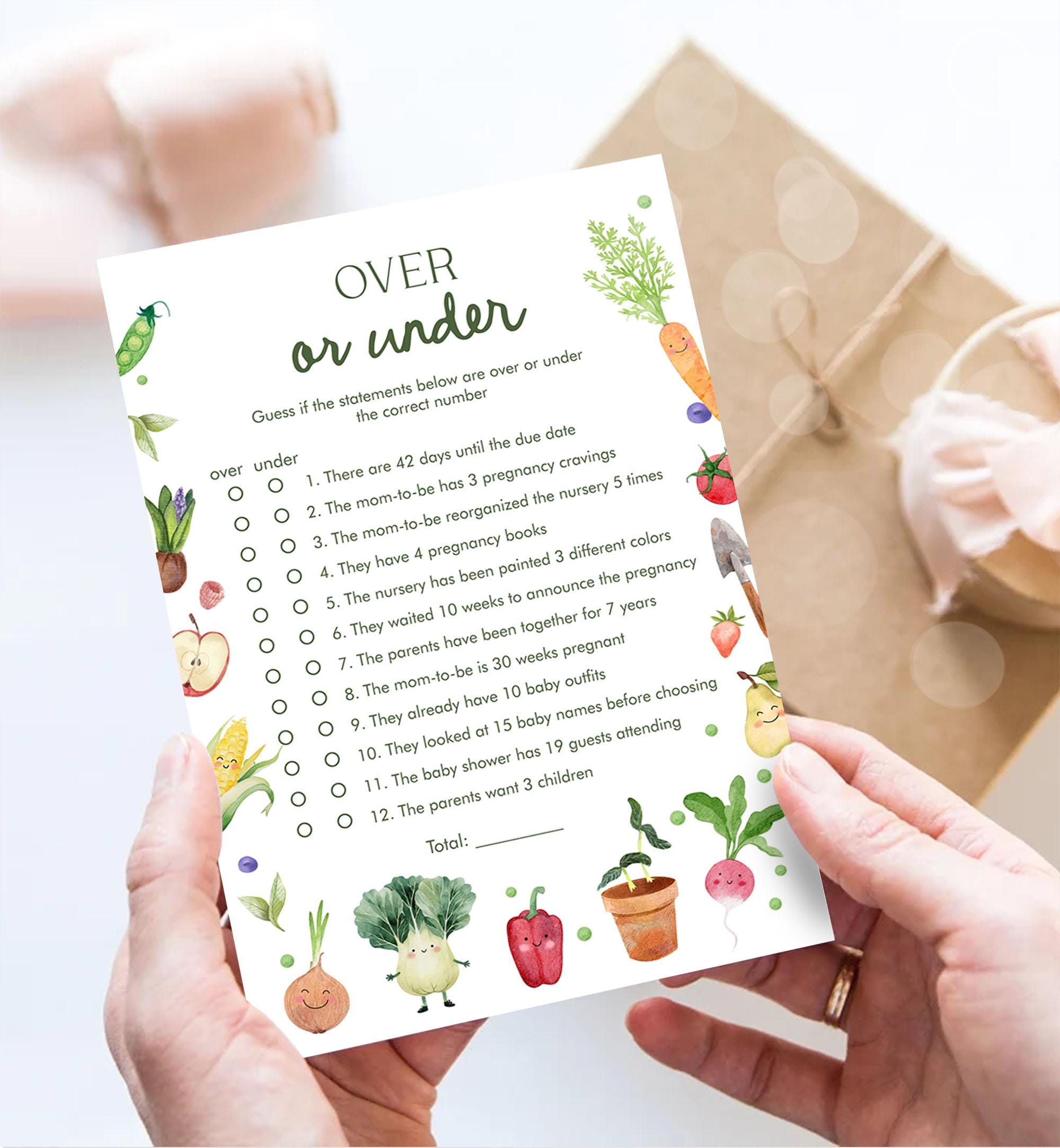 Editable Locally Grown Baby Shower Games Bundle Little Sprout Shower Farmers Market Gender Neutral Digital Download Template Printable 0544