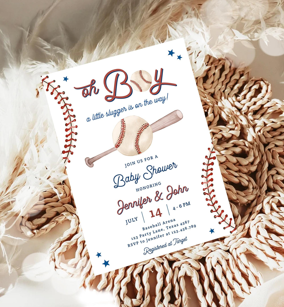Editable Baseball Baby Shower Invitation Sports Baby Shower Baseball Little Slugger On The Way Digital Download Template Printable 0492