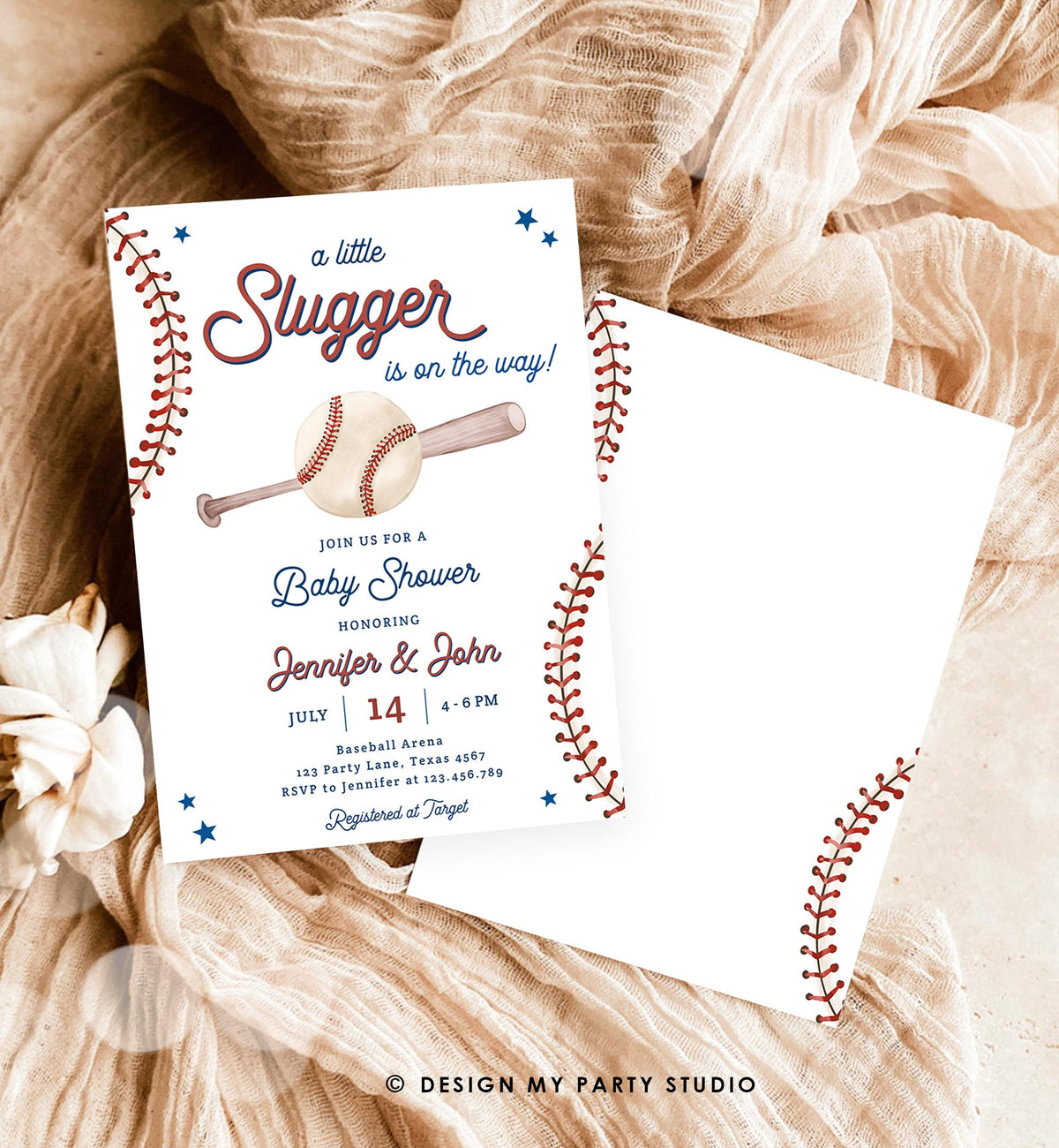 Editable A Little Slugger On The Way Baseball Baby Shower Invitation Sports Baby Shower Baseball Digital Download Template Printable 0492