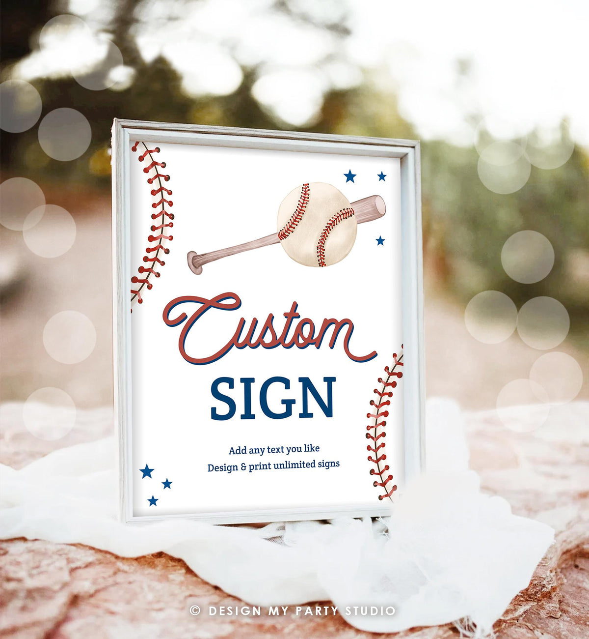 Editable Baseball Custom Sign Little Snugger Rookie of The Year Boy Girl Birthday Party Decor Table Digital Download Template Printable 0492