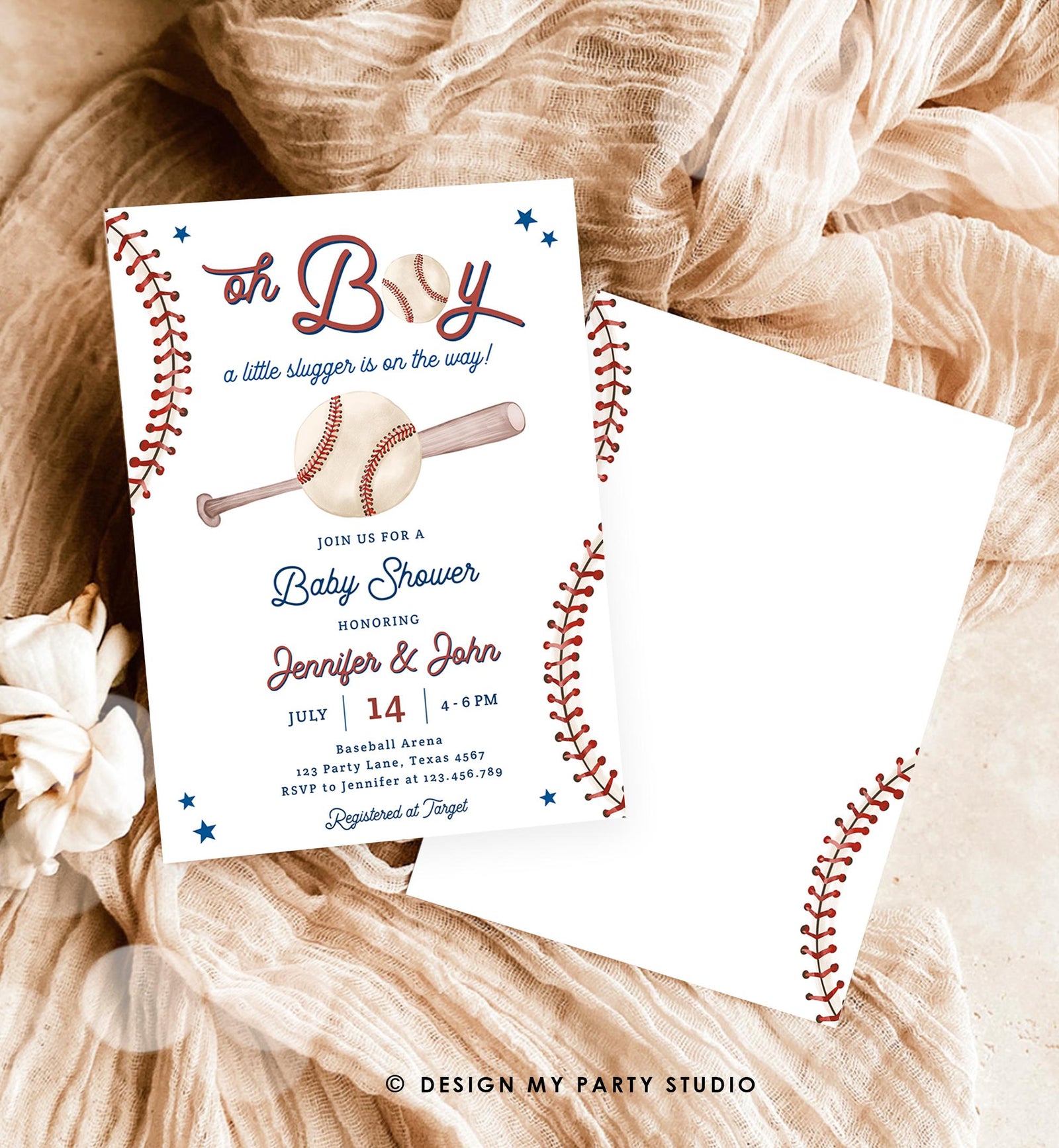 Editable Baseball Baby Shower Invitation Sports Baby Shower Baseball Little Slugger On The Way Digital Download Template Printable 0492