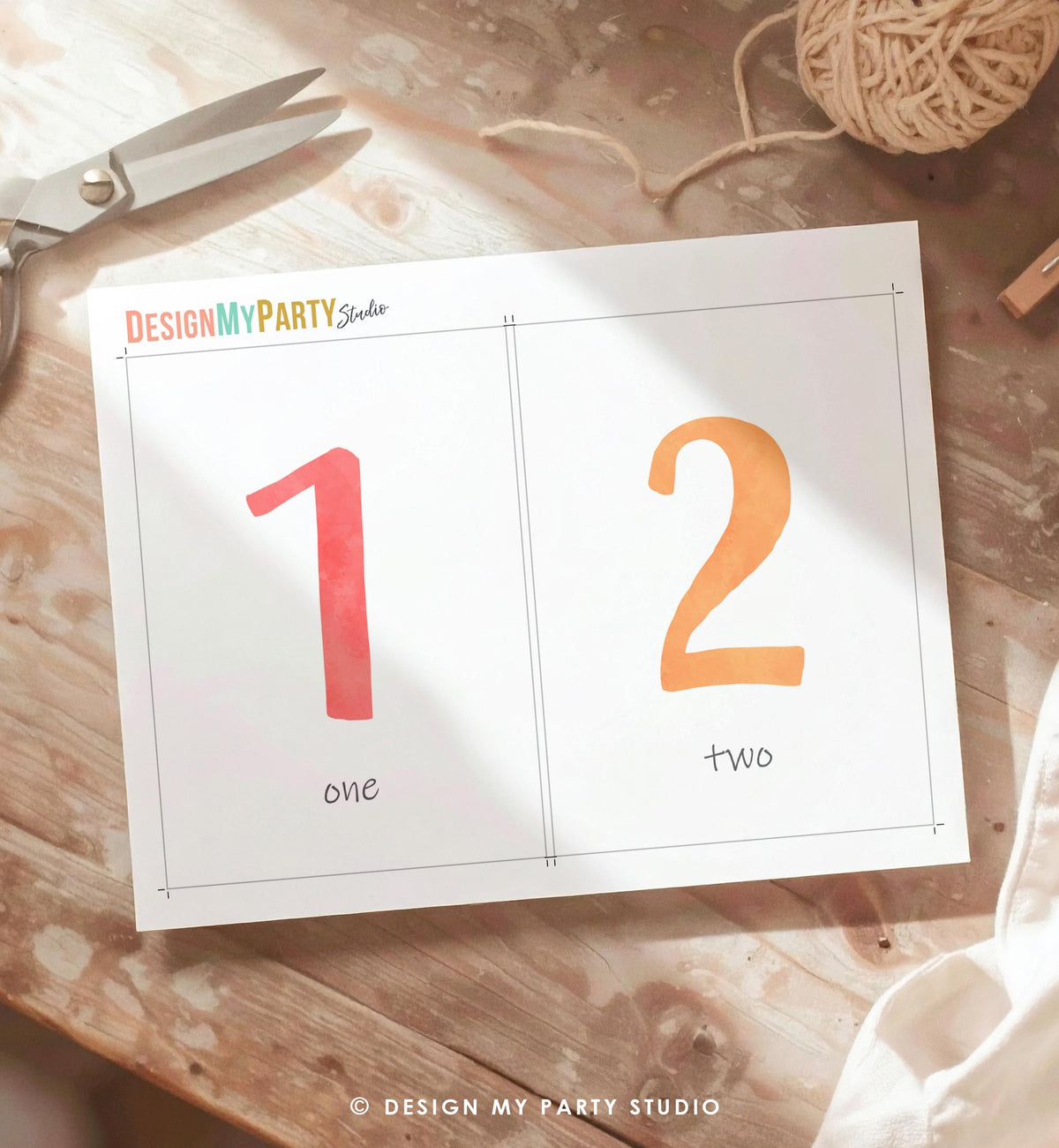 1 to 10 Numbers Flash Cards Counting Educational Flashcards Rainbow Colors Montessori Classroom Count and Clip Decor Digital Printable 0550