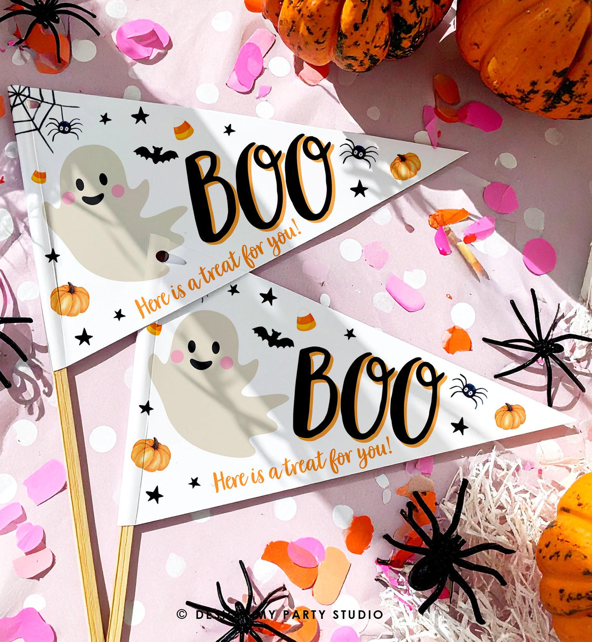 Printable Boo Basket Filler Halloween Flag Halloween Gift Tag Boo Basket Flag Kids Been Booed Prints Props DIY Digital Download 0418 0261