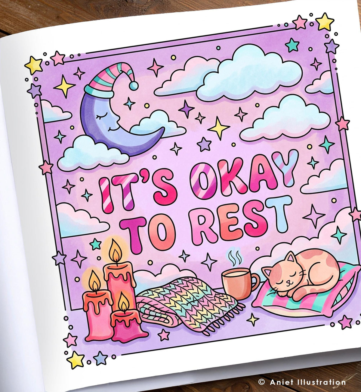 Affirmation Coloring Pages for Kids Teens Adults Stress Relief Inspirational 10 pages PDF Digital Coloring Printable Instant Download 0547