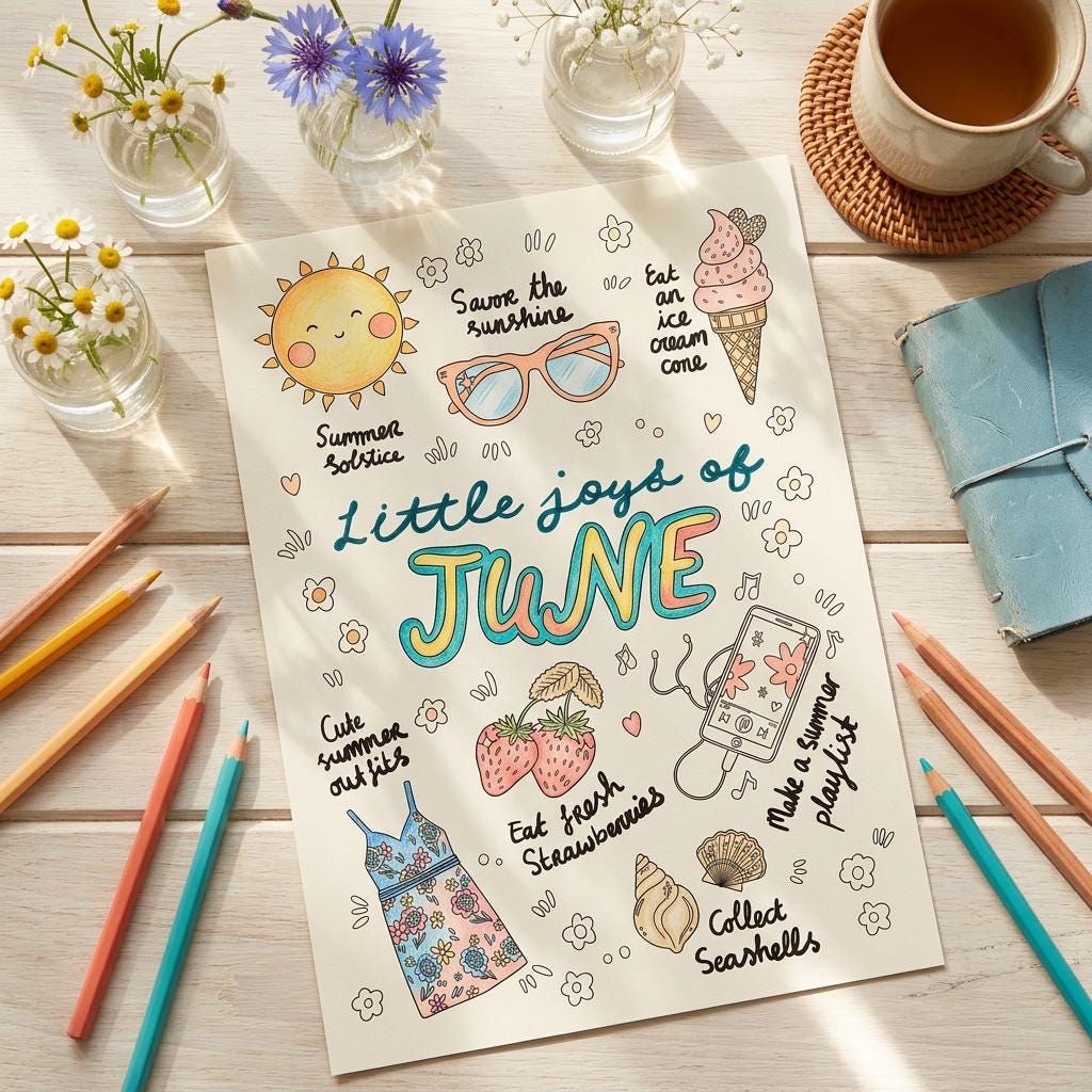 June Coloring Page Printable for Kids and Adults Summer Coloring Page June Activities Classroom Kids Summer Fun Instant Download