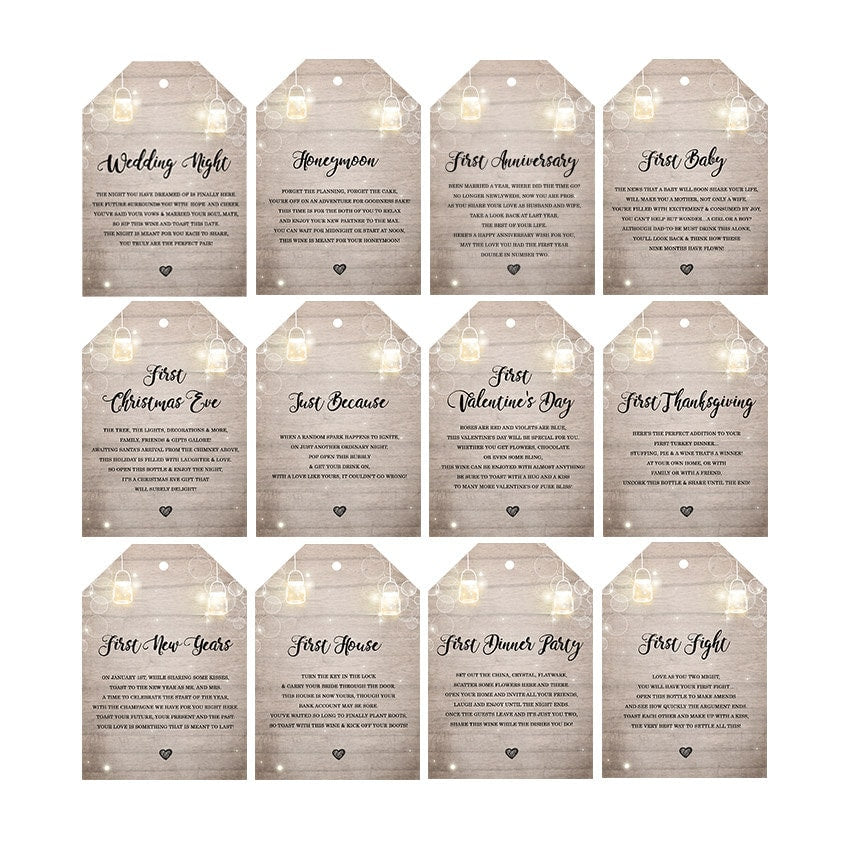 Wedding Milestone tags Milestone Wine Labels Wine Basket Tags Bridal s - Design My Party Studio wedding-milestone-tags-milestone-wine-labels-wine-basket-tags-bridal-s-design-my-party-studio