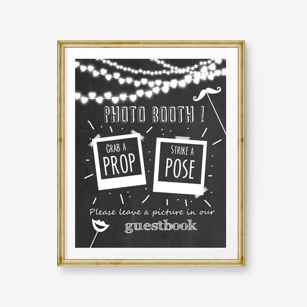 Shabby Chic Pretty Chalkboard Style No Seating Plan