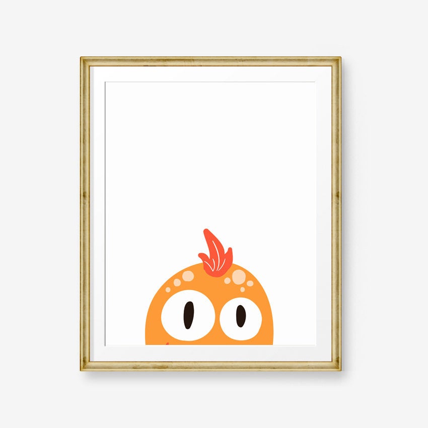 Cute monster nursery decor Monster Birthday print Monster wall art Little monster print Birthday sign Kids room Digital PRINTABLE 0058