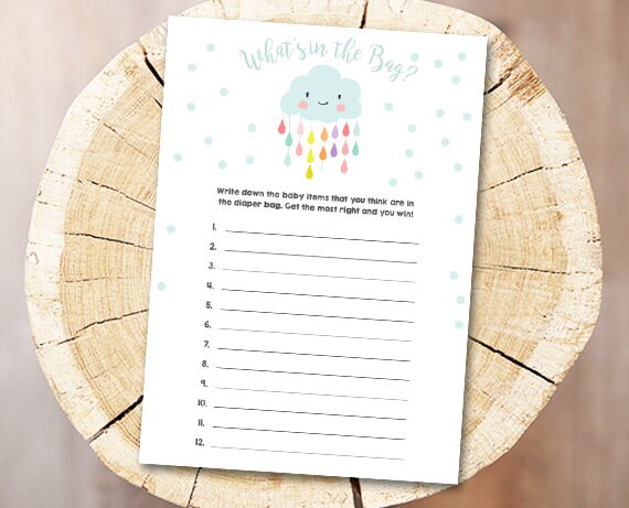 it in the bag the rain shower Cloud Baby What's Diaper Bag Guessing Raindrops How to Know If wheeled bag body spray that enhances Color:Forge Grey w/ Graze Green