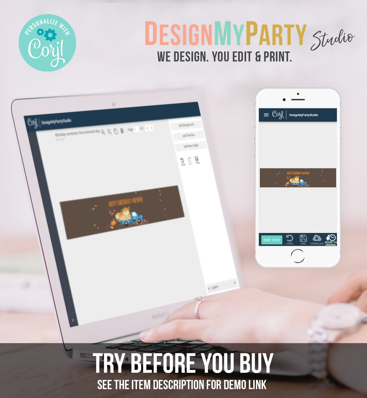 Editable Pumpkin Water Bottle Labels Pumpkin Boy Blue Truck Drink Tags Fall Autumn Label Pumpkin Birthday Fall Harvest Corjl Template 0153