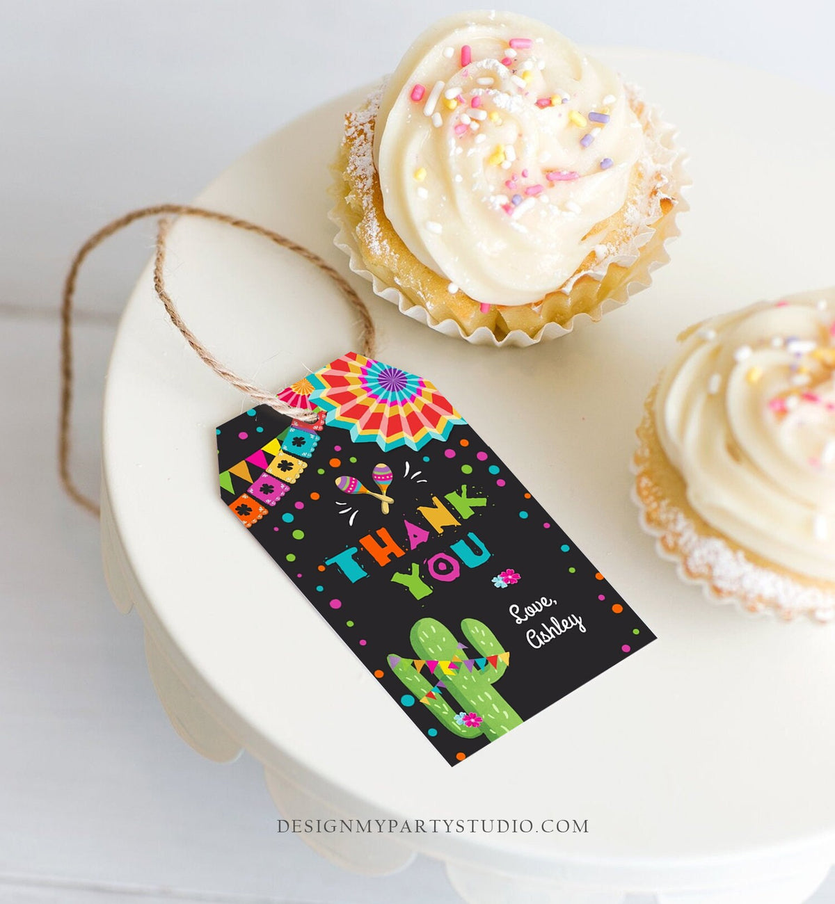 Editable Cactus Fiesta Favor Tags Fiesta Thank You Tags Mexican Muchas Gracias Bridal Shower Succulent Birthday Corjl Template 0045