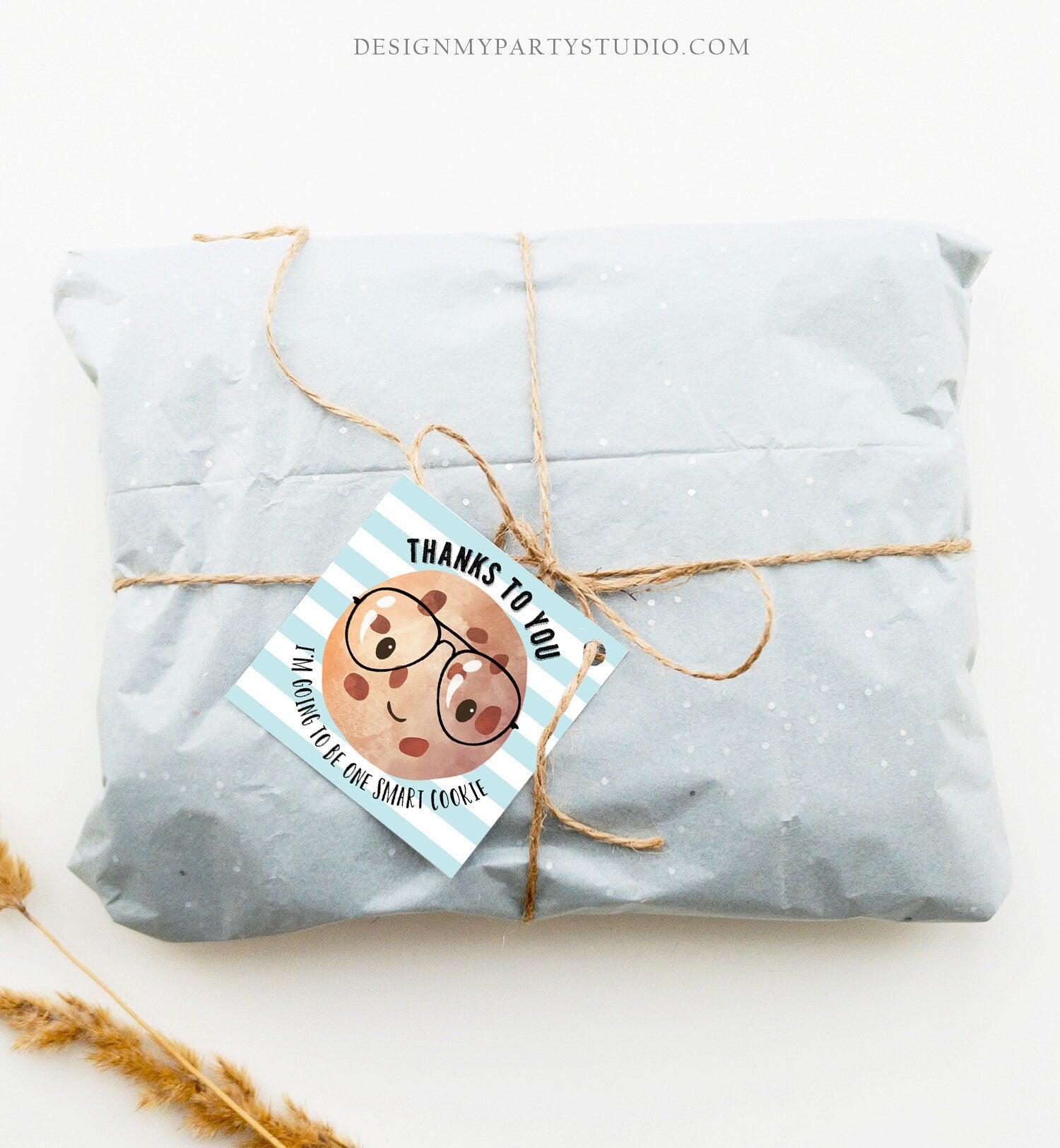 Back to School Tags I'm going to be Smart Cookie Labels Teacher Appreciation Teacher Gift First Day of School Download PRINTABLE 0464
