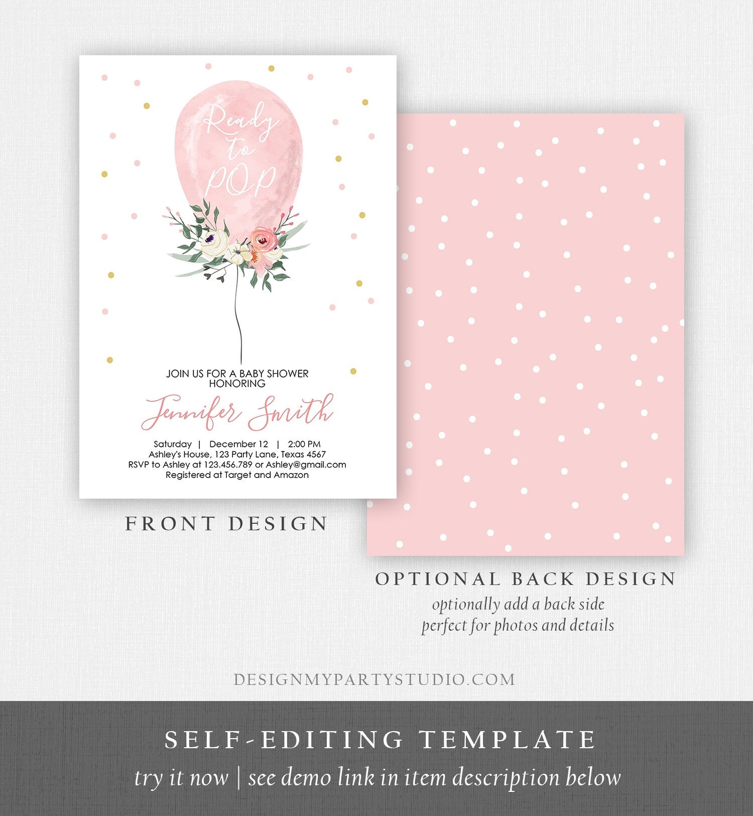 Ready To Pop Printable Template