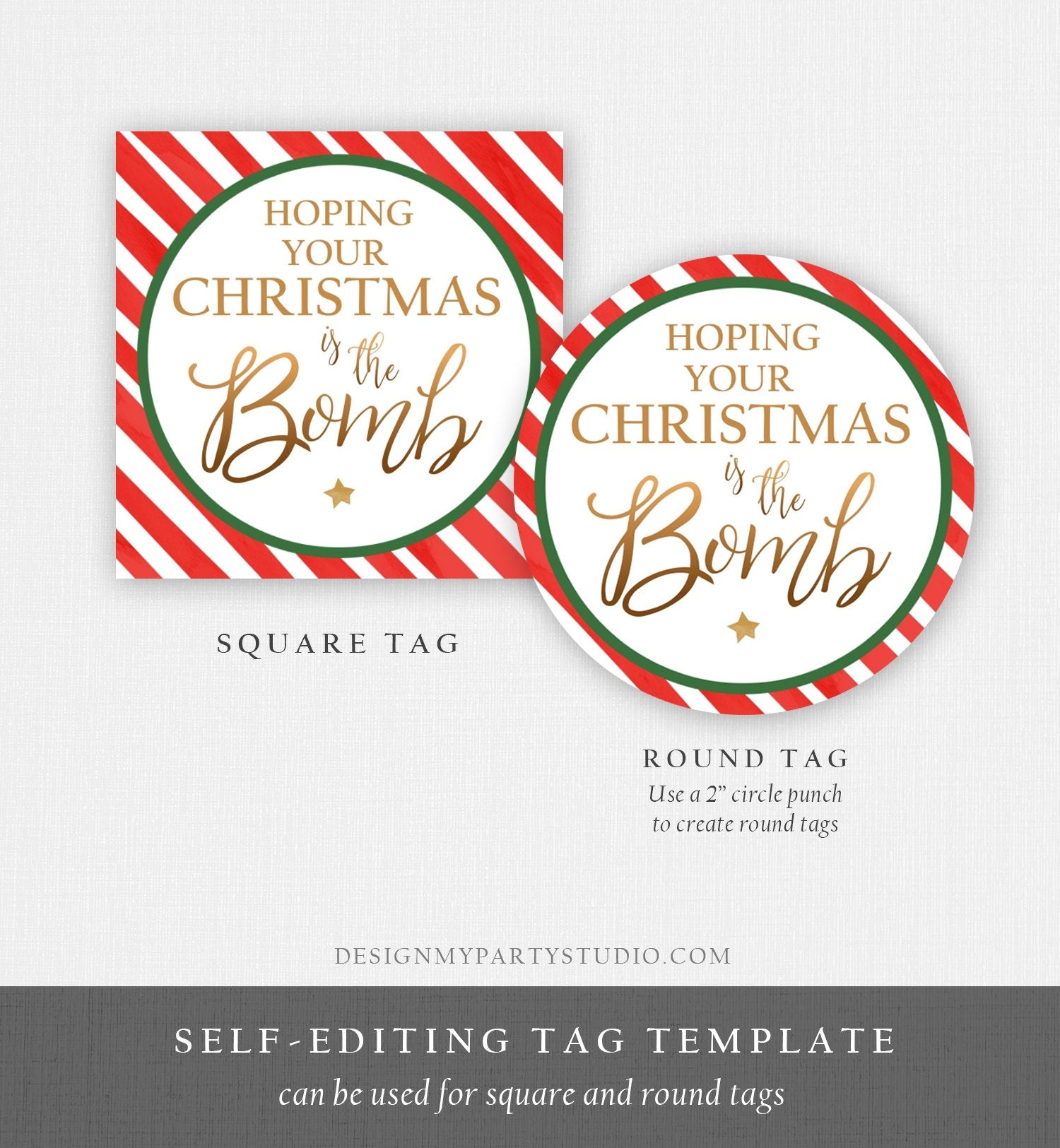 Editable Bomb Tags Hoping Your Christmas is The Bomb Bath Bomb Tags Ch - Design My Party Studio editable-bomb-tags-hoping-your-christmas-is-the-bomb-bath-bomb-tags-ch-design-my-party-studio