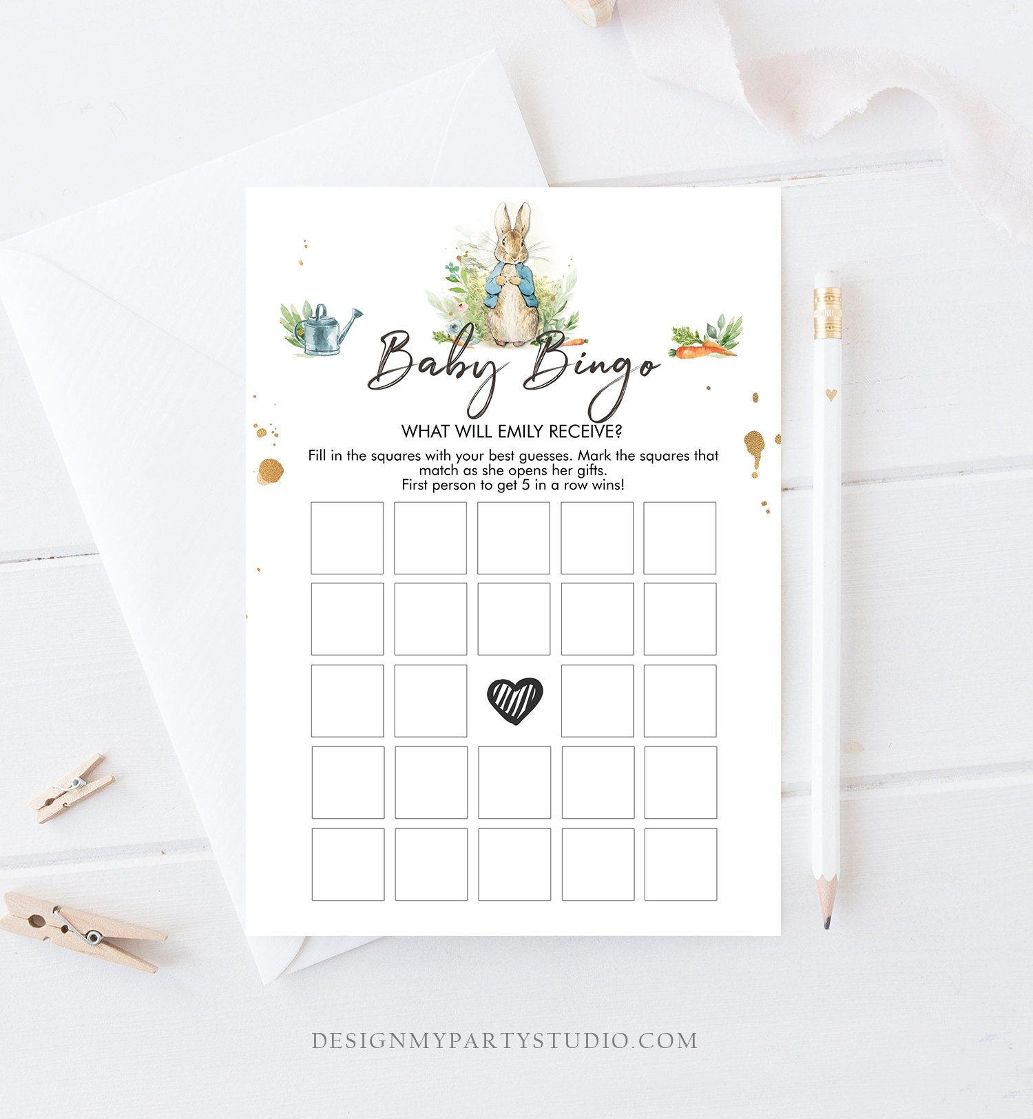 Editable Peter Rabbit Baby Shower Games Bundle Baby Shower Activity Games Pack Bunny Baby Shower Neutral Games Printable Corjl Template 0351