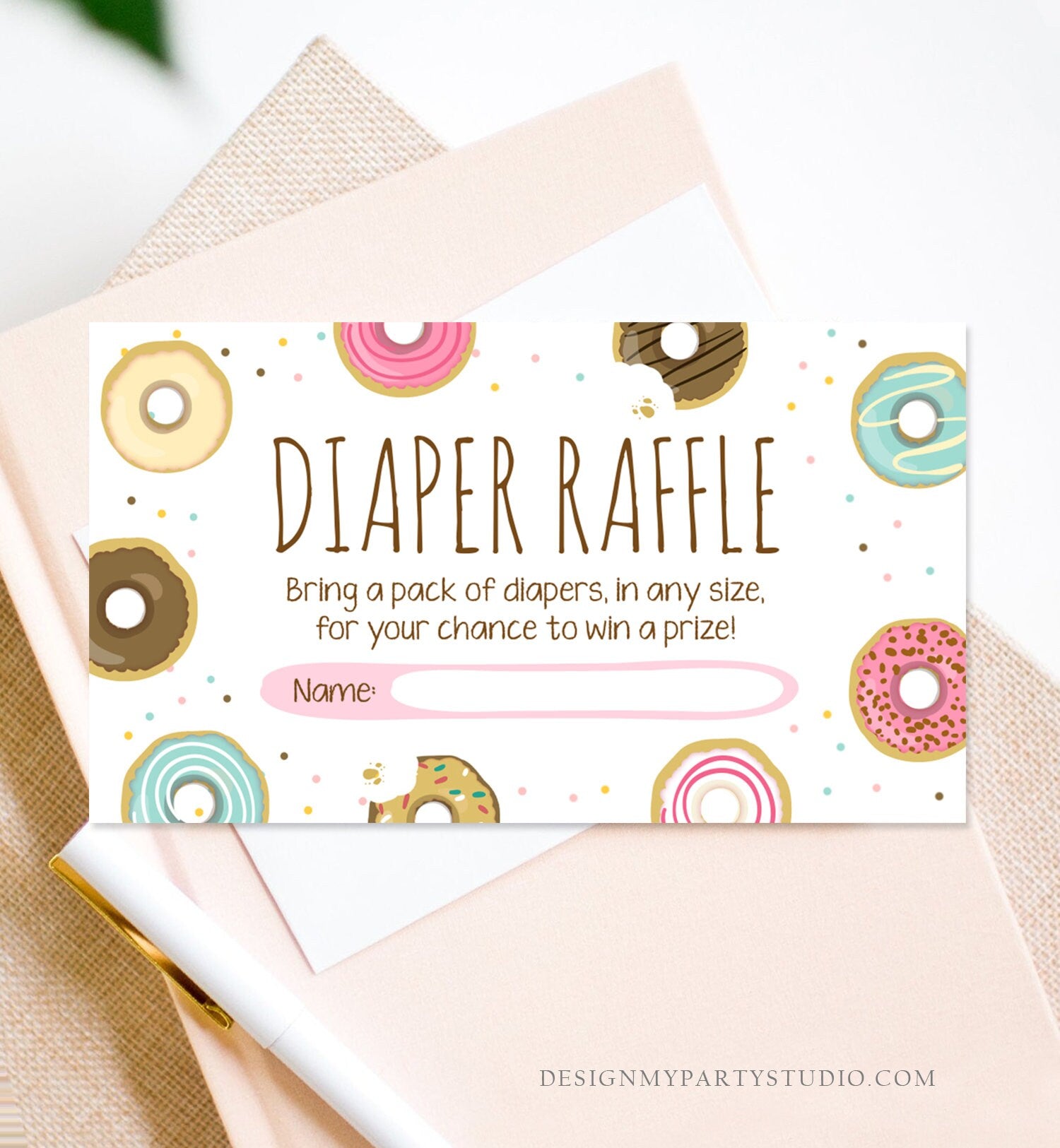 Baby Shower Raffle Tickets Printable