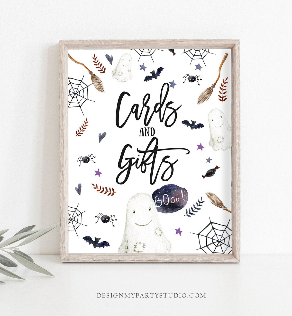 Cards And Gifts Sign Table Decor Halloween Baby Shower Sign Gift Table Little Boo Fall Baby Shower Ghost Sign Gender Neutral PRINTABLE 0199