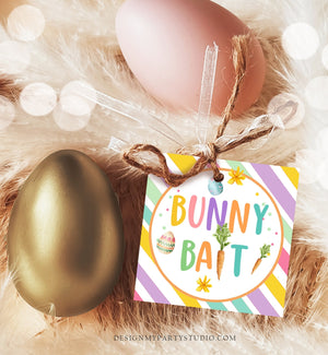 Editable Bunny Bait Favor Tag Easter Cookie Tag Teacher Appreciation Classroom Gift Tag Easter Egg Easter Treat Digital PRINTABLE 0449