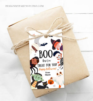 Editable Halloween Favor Tags Boo Gift Tags Costume Party Trick Or Treat Favor Tags Birthday Party Printable Template Corjl 0261 0473 0009