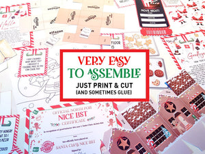 Printable Elf Kit 24 Days Bundle Christmas Elf Props Kit Instant Download Elf Activities Elf Arrival Elf Letters Elf Ideas Games Bundle DIY